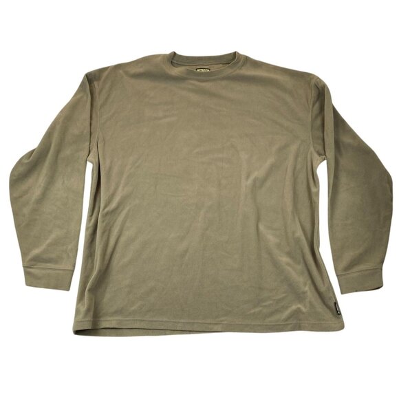 Guide Series Mens T-Shirt 3XLT Long Sleevele Fleece Pullover Outdoors Casual Tan - Picture 1 of 10
